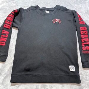 PINK Victoria's Secret UNLV Rebels Sequin‎ Logo Sweatshirt Black Small